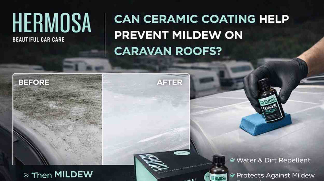 Can ceramic coating prevent mildew on caravan roofs in Ireland?